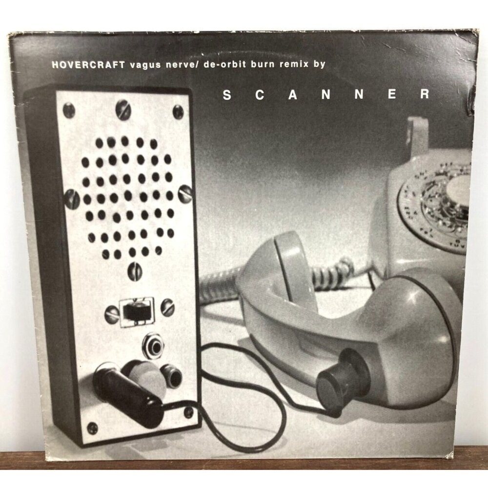HOVERCRAFT Remix By SCANNER Vagus Nerve / De-Orbit Burn 12" Vinyl SINGLE Mute